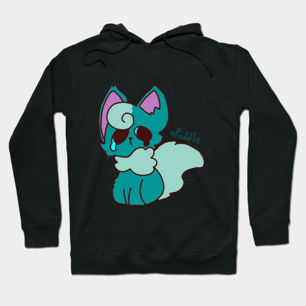 Teary-Eyed Tails Hoodie by Fossilized Pixel